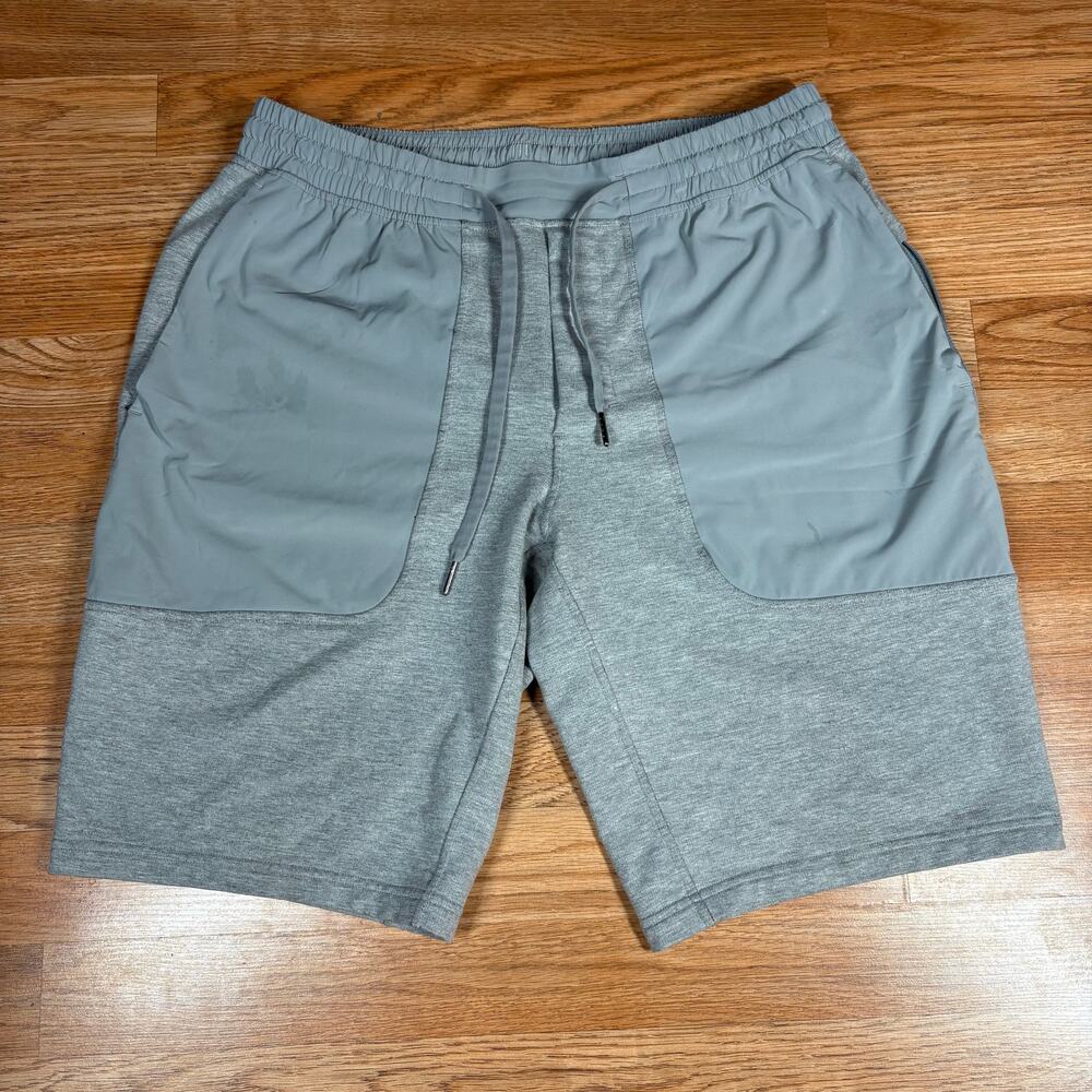 Lululemon City Commute Shorts Mens Sz L Heather Gray Preowned